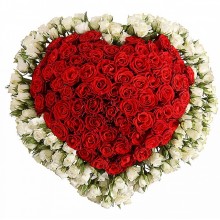 Букет Романтическое признание 107 роз