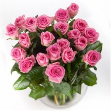 Букет 25 роз «Аква»