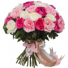 Букет из пионовидных роз «Вечер в Париже» (35  роз)